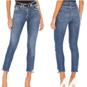 Agolde Toni Straight Ankle Medium Wash Jeans Women’s Size 24 Retro 90’s